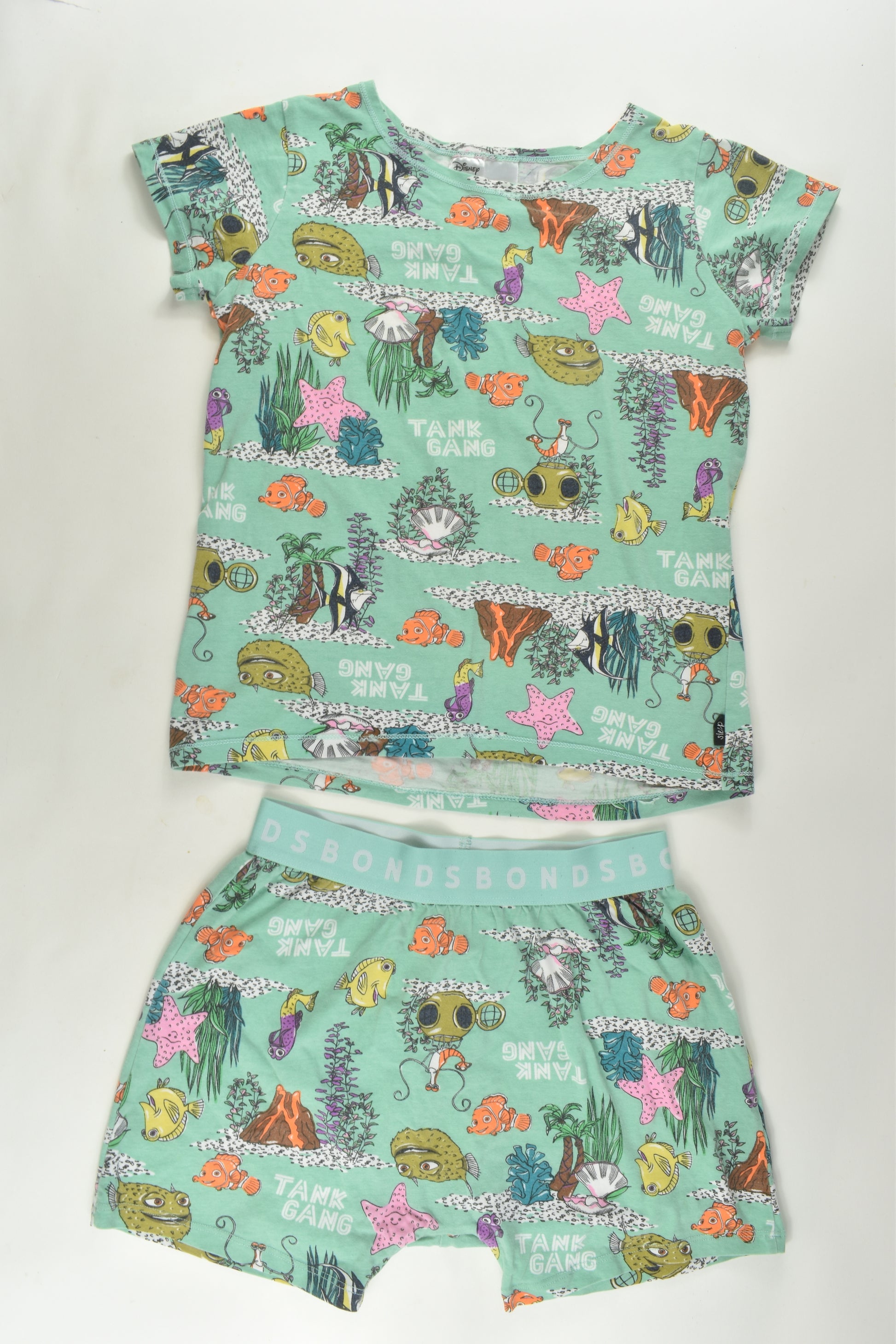 Disney X Bonds Size 7 'Finding Nemo' Short Pyjamas