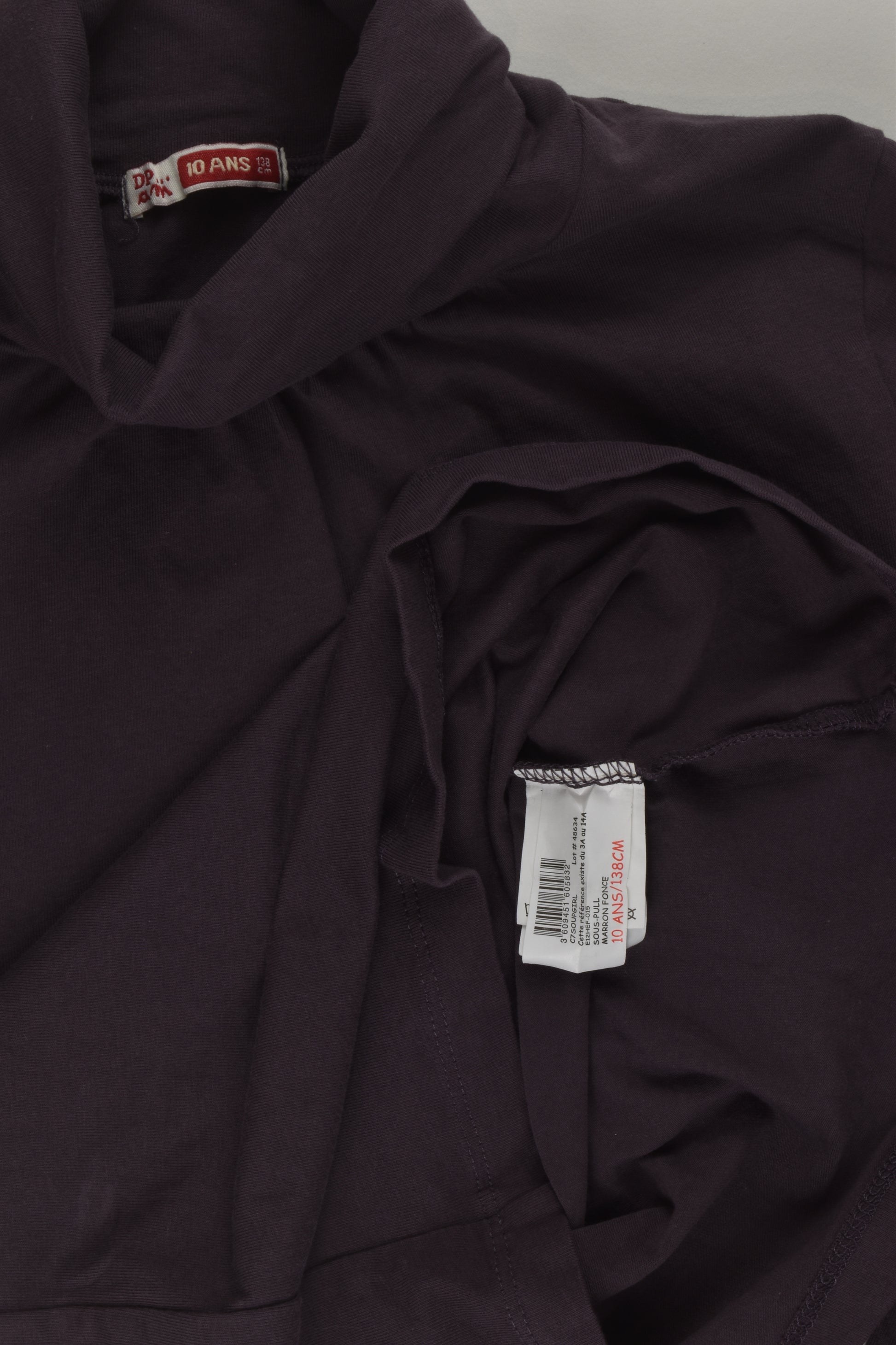 Du Pareil Au Même Size 10 Turtle Neck Top