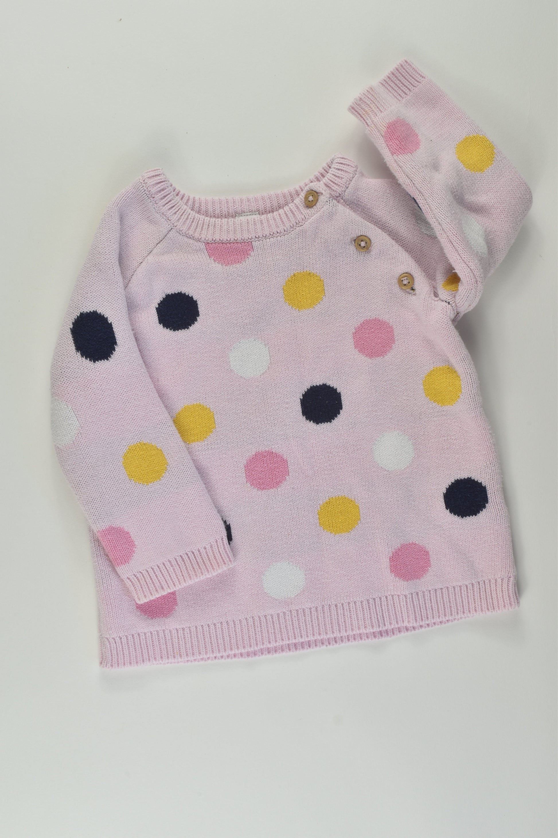 Dymples Size 0 Polka Dots Knit Jumper