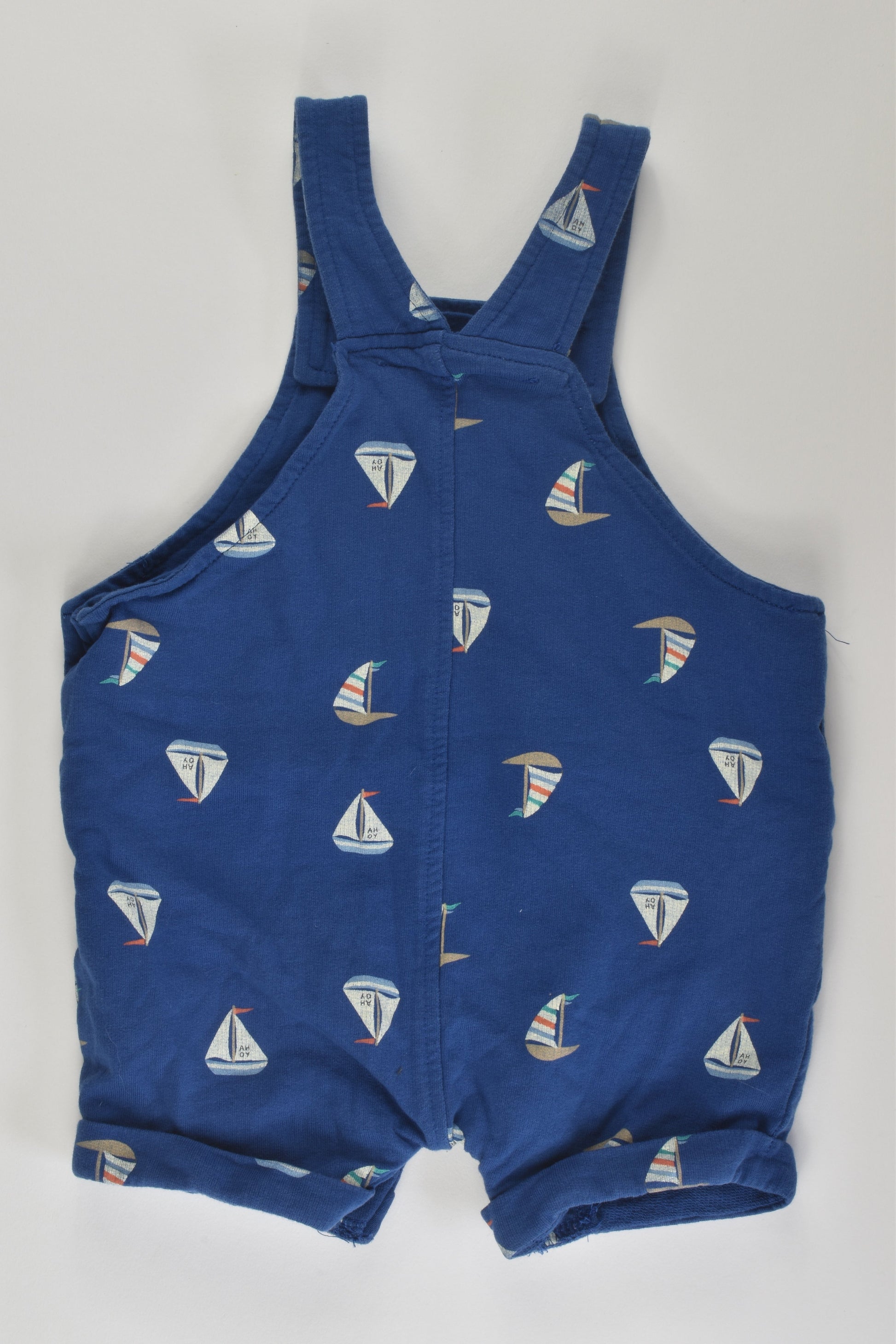 Dymples Size 00 Nautical Short Romper