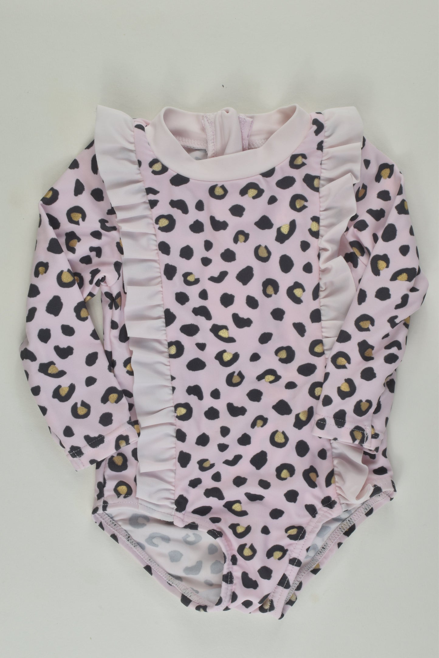 Dymples Size 000 Leopard Print Rashie Suit