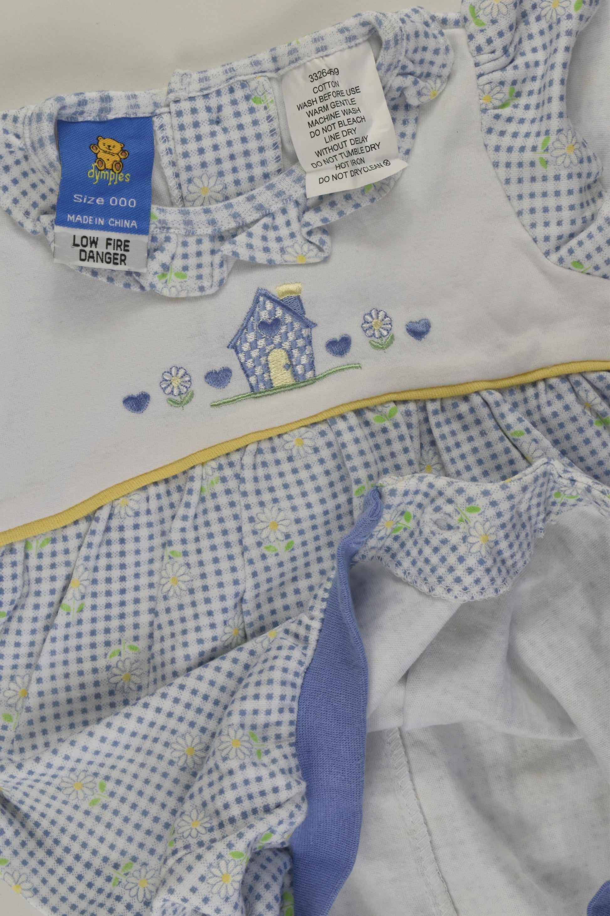 Dymples Size 000 Short Romper