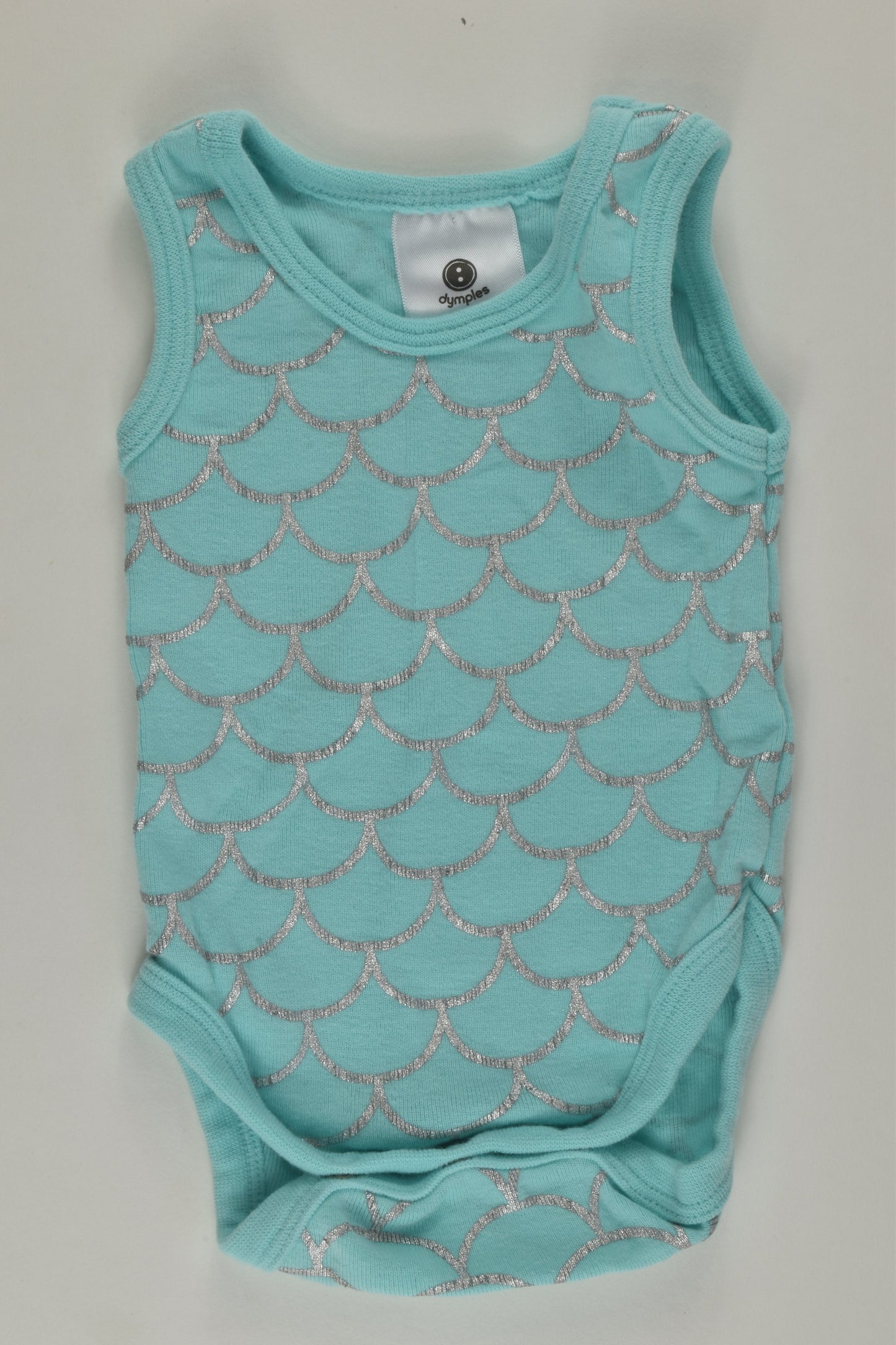 Dymples Size 0000 Mermaid Bodysuit