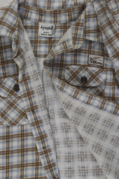 Dymples Size 2 Flannel Shirt