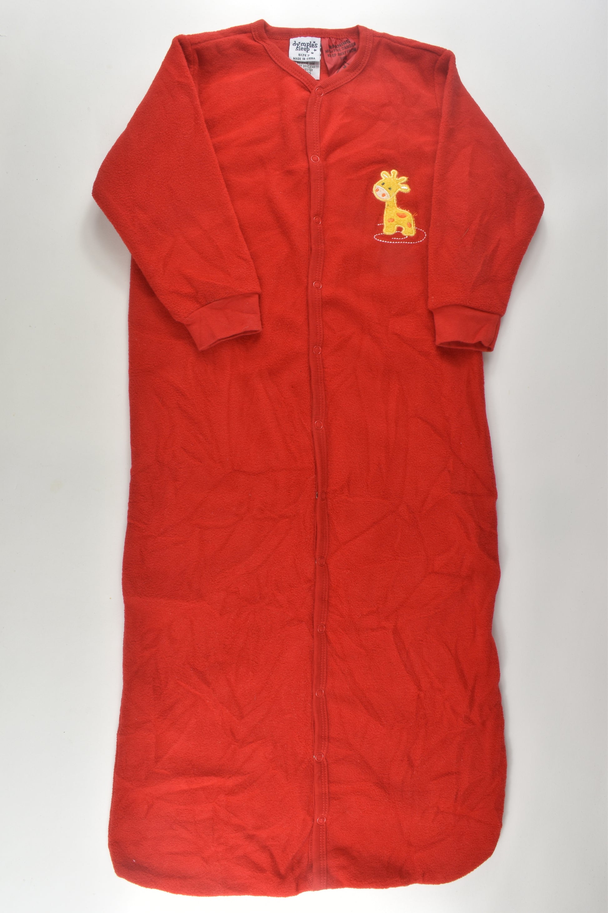 Dymples Size 2 Fleece Sleeping Bag
