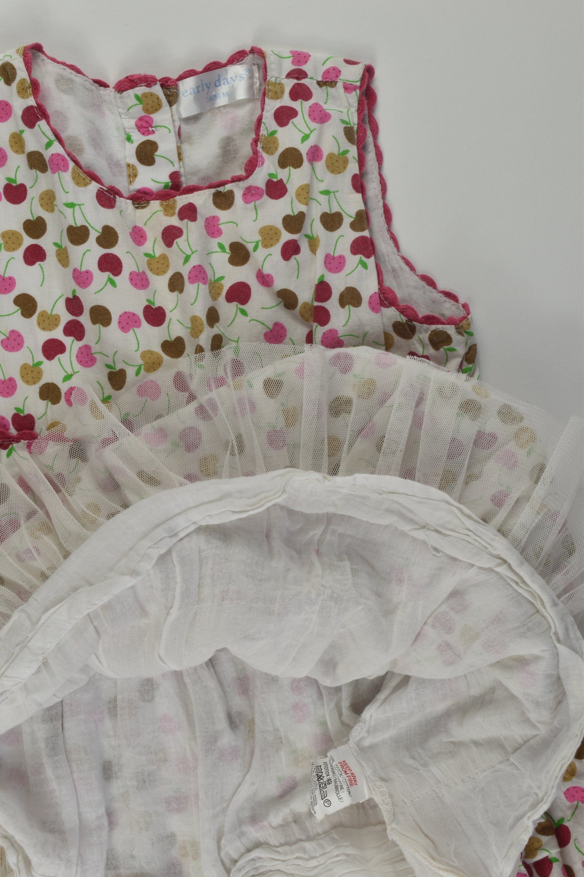 Early Days Size 2-3 Lined Dress