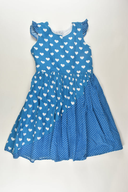 Elfin Kidz Size 6/7 Love Hearts Dress