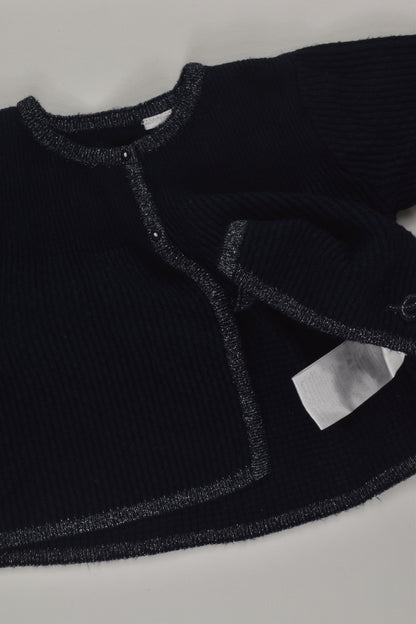 Elle Size 2 Navy Knit Cardigan