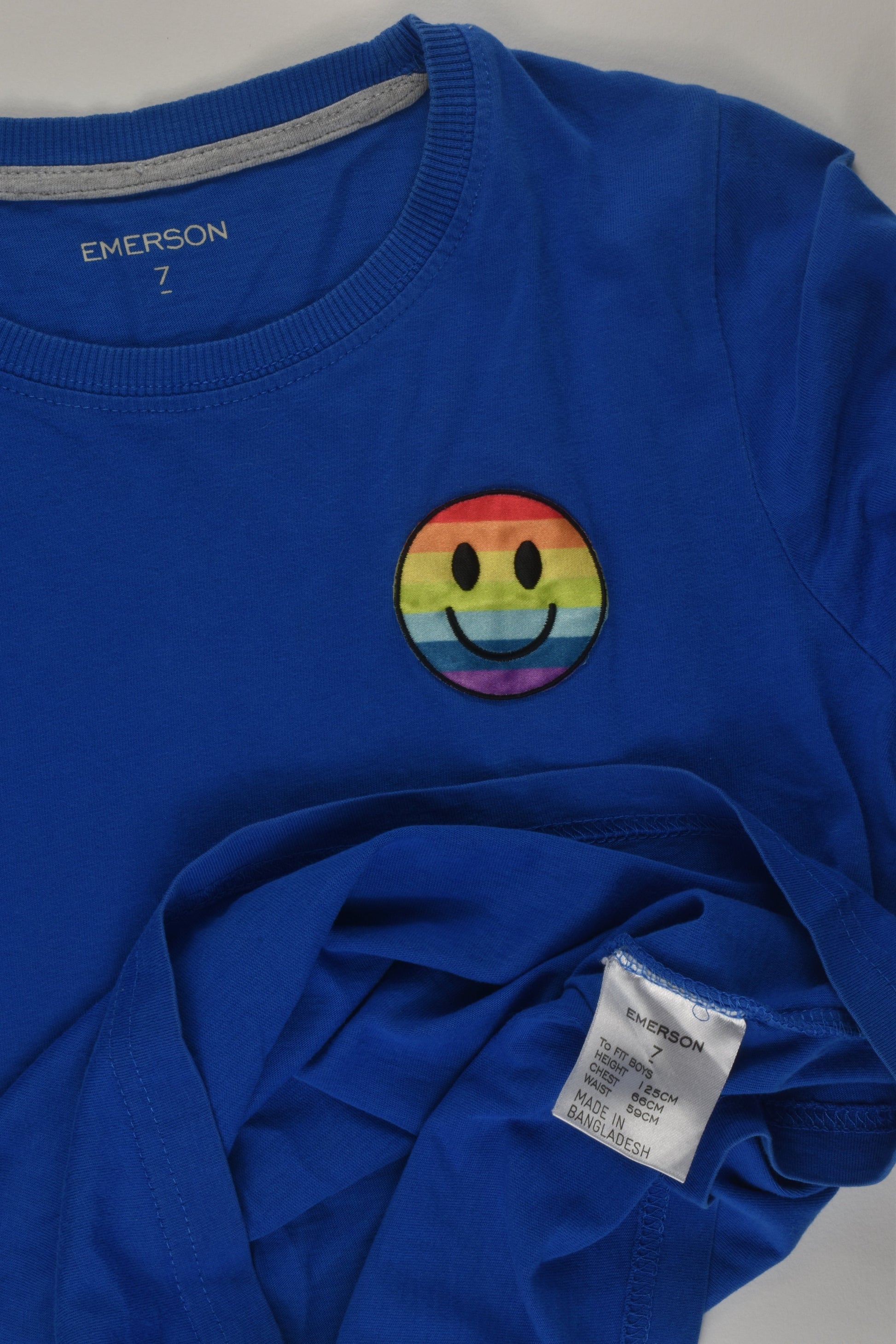 Emerson Size 7 Smiley Patch Top