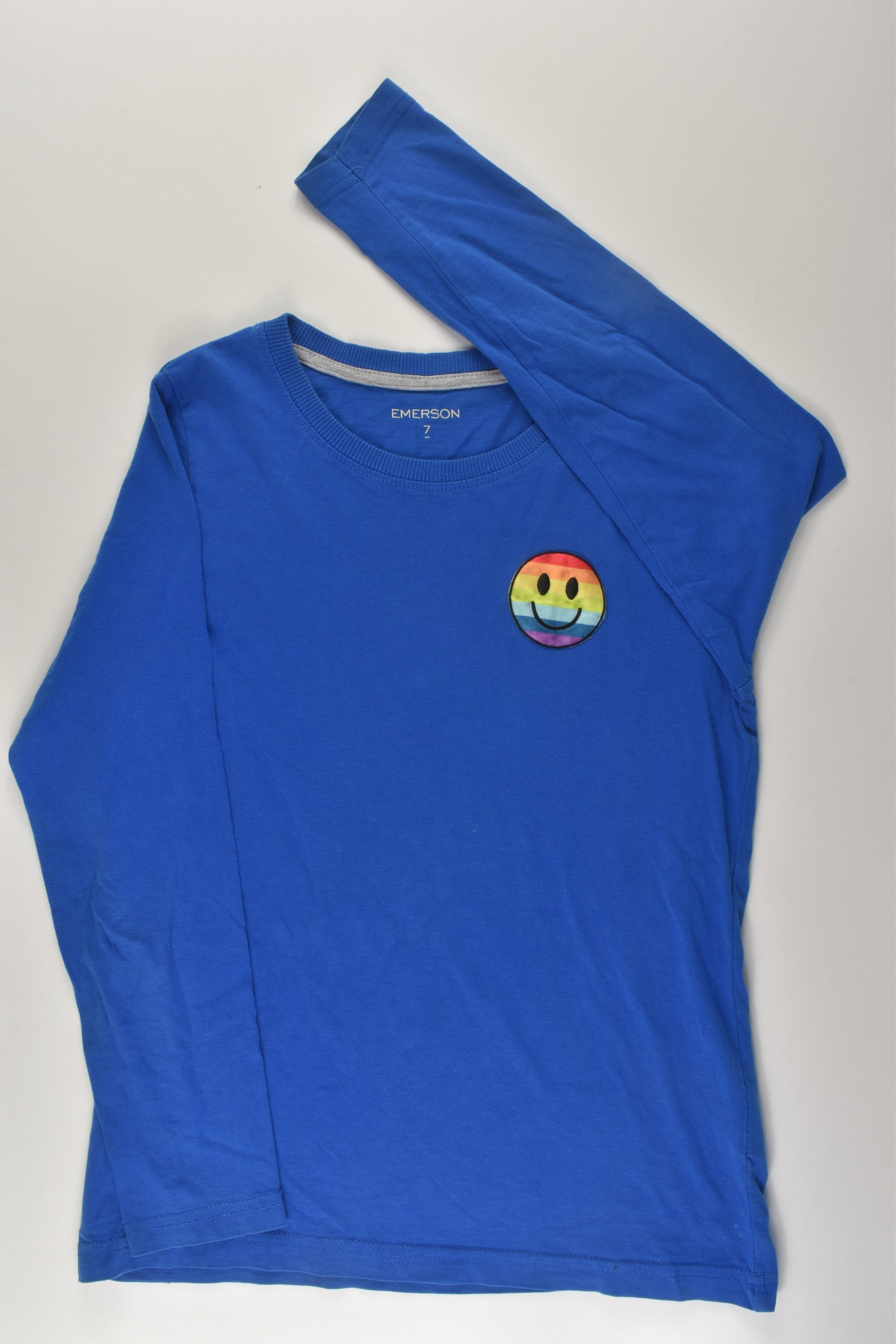 Emerson Size 7 Smiley Patch Top