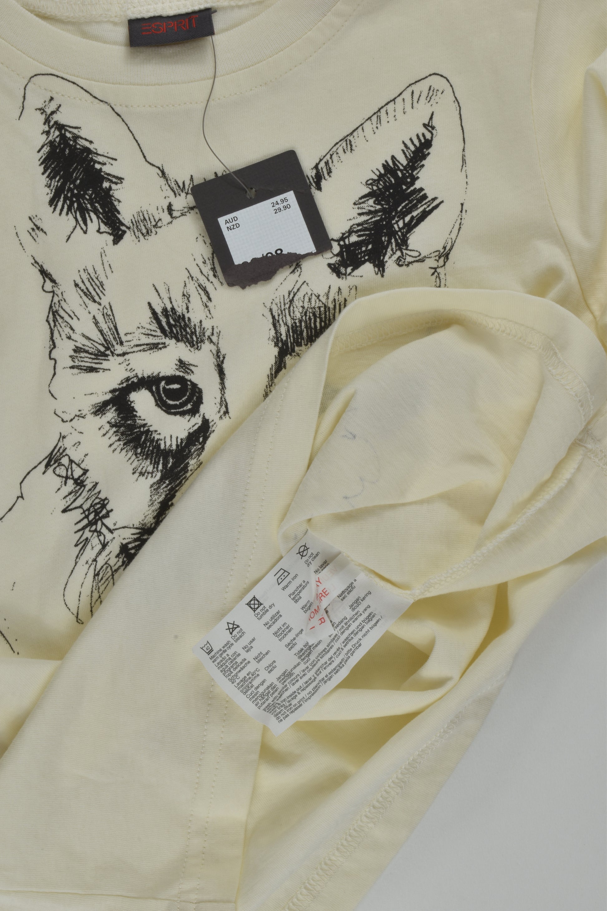 Esprit Size 2-3 Wolf Top