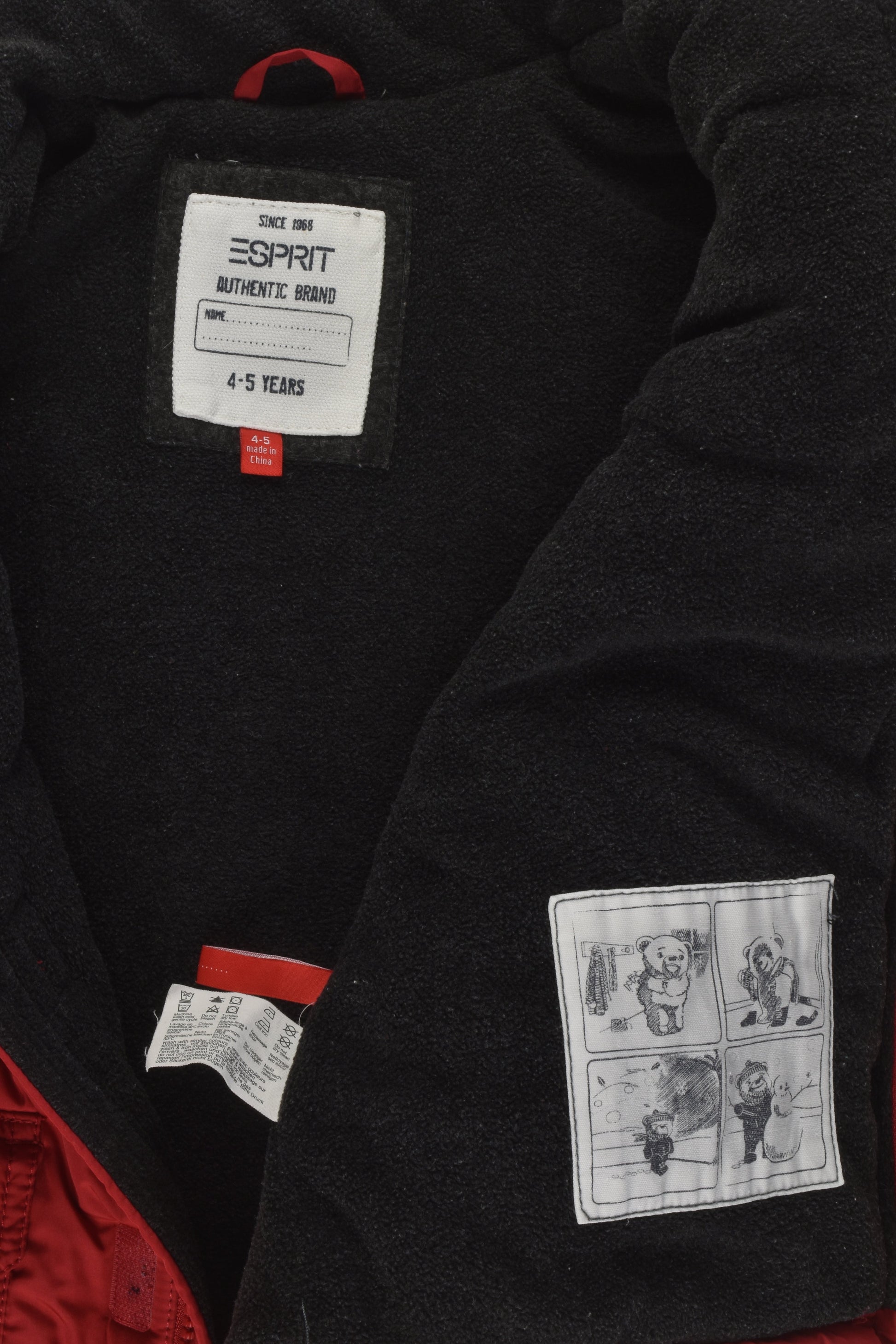 Esprit Size 4-5 Fleece Lined Puffer Vest