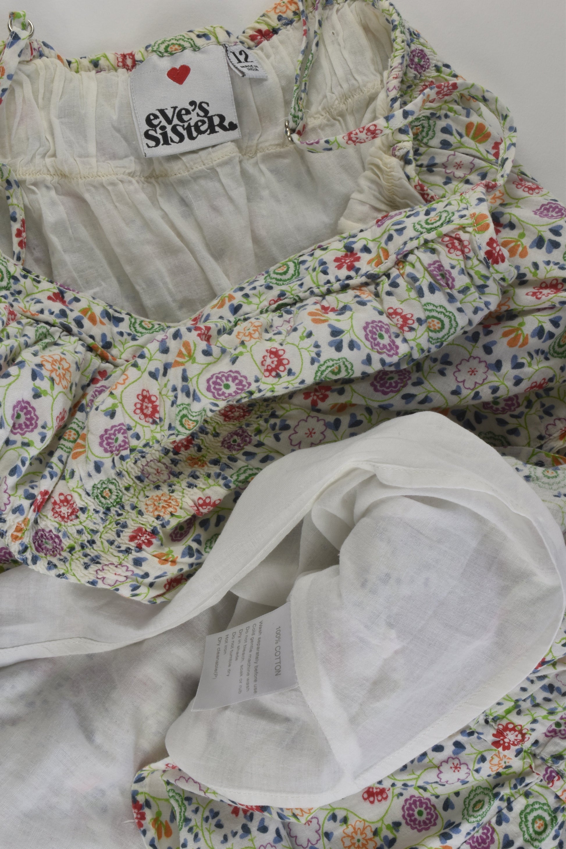 Eve's Sister Size 12 Lined Floral Dress