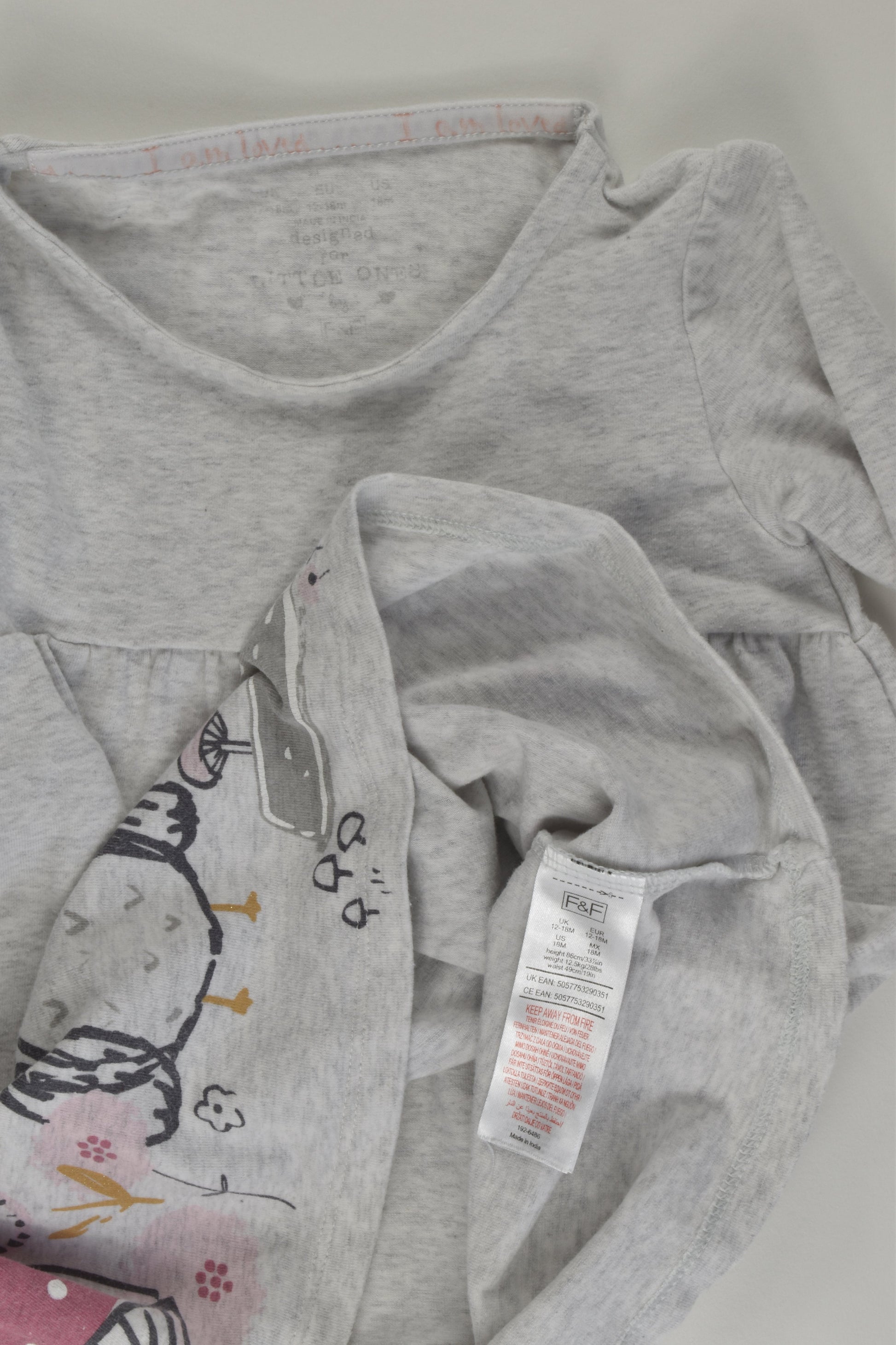 F&F Size 1 Forest Animals Dress