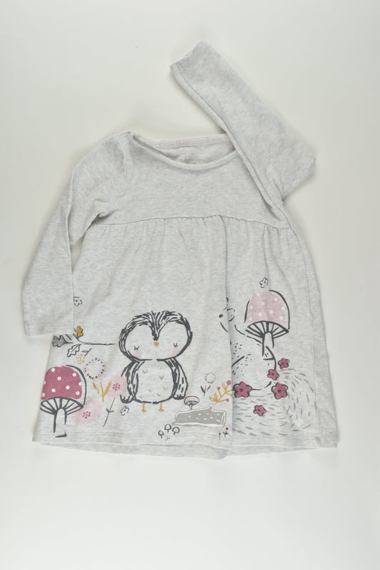 F&F Size 1 Forest Animals Dress