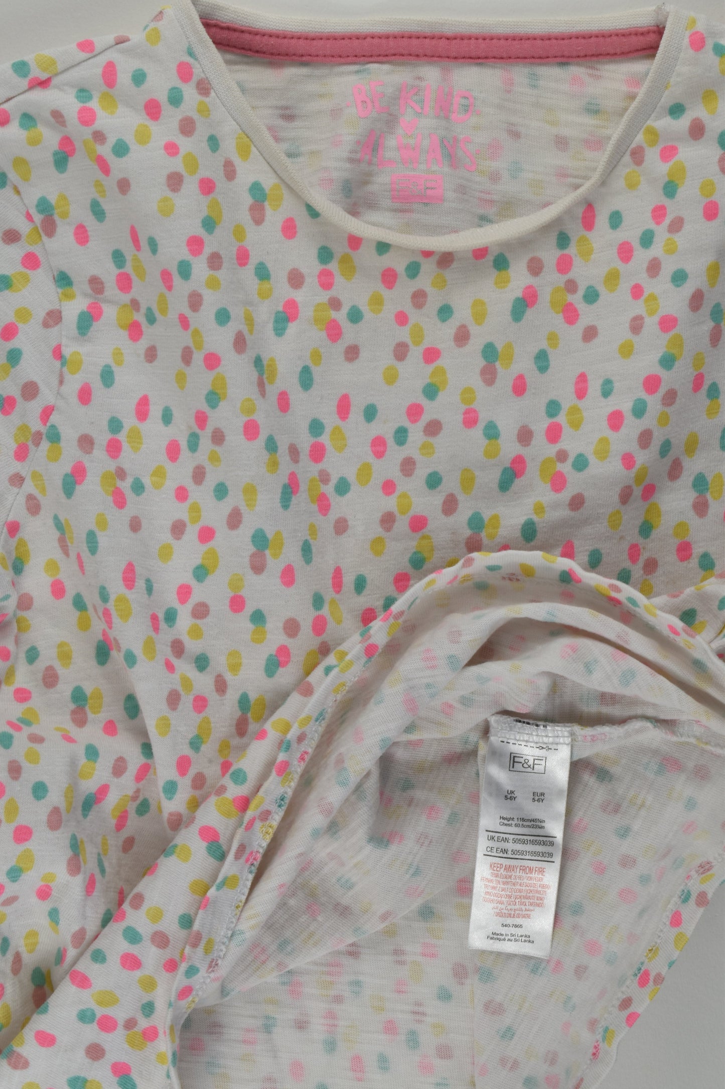 F&F Size 5-6 T-shirt