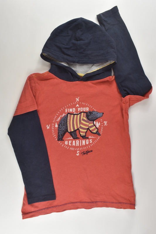 FatFace Size 10/11 'Find Your Bearings' Top with Hood