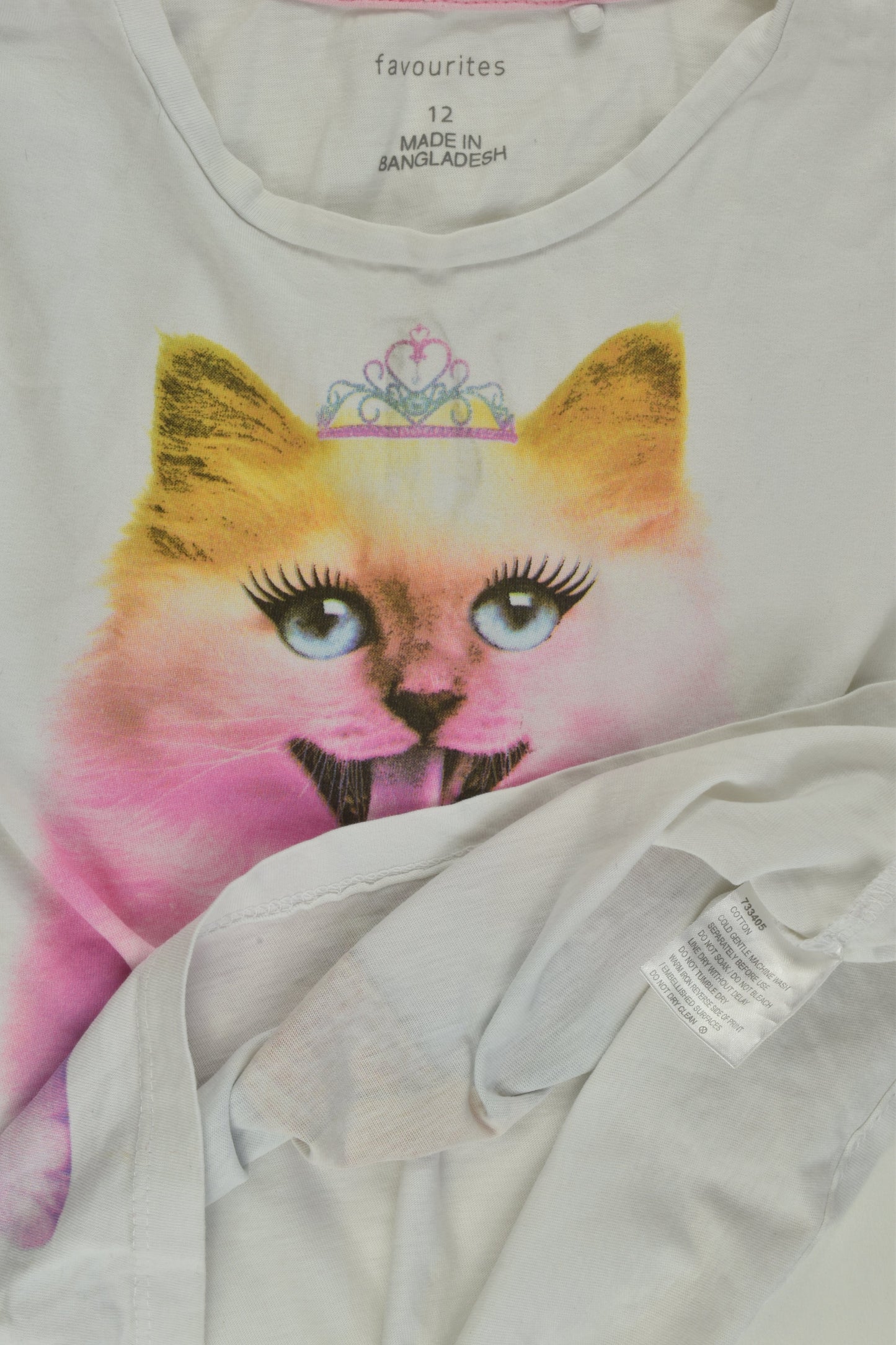 Favourites Size 12 Cat T-shirt