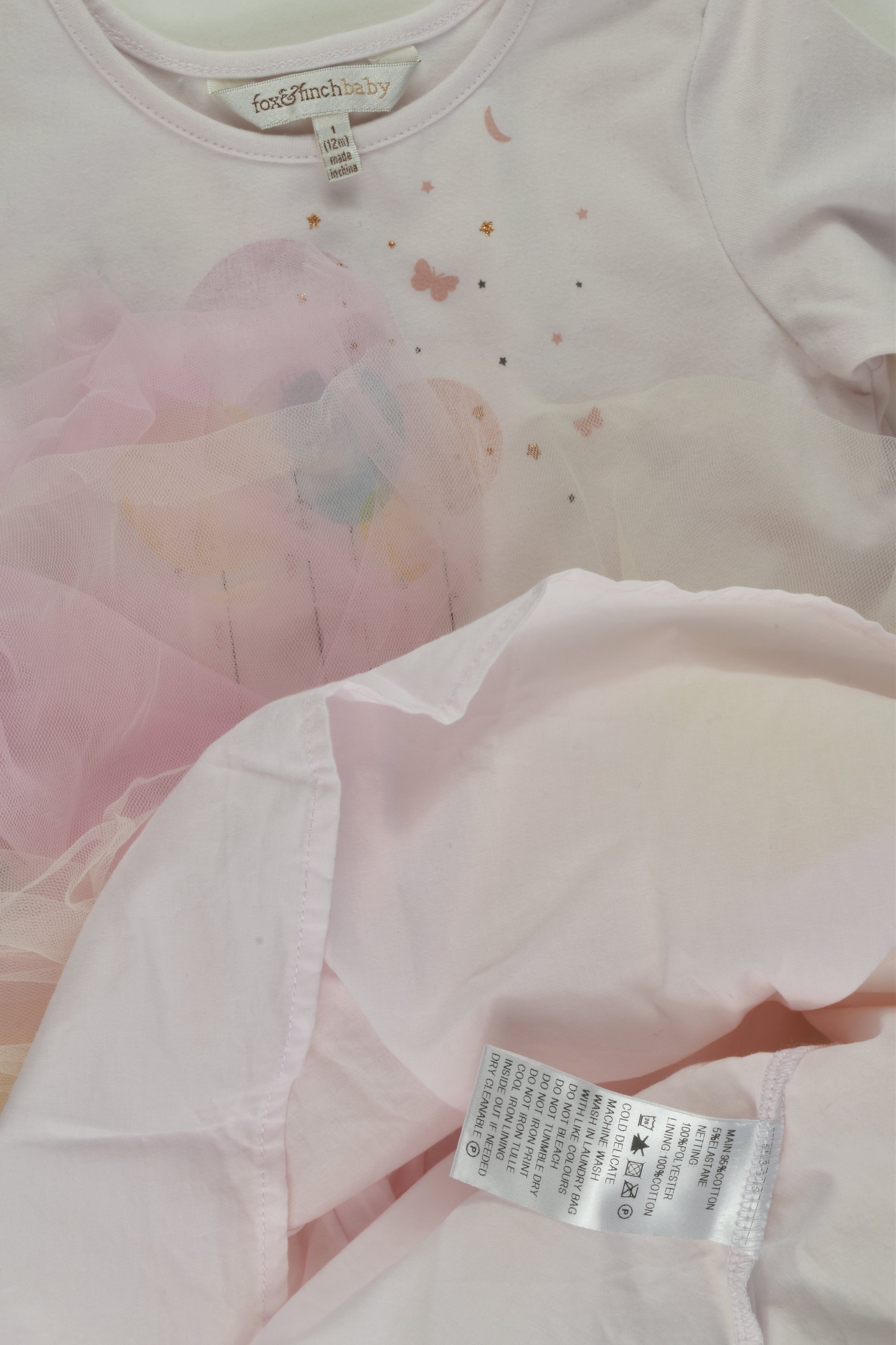 Fox & Finch Size 1 Balloons Tulle Dress