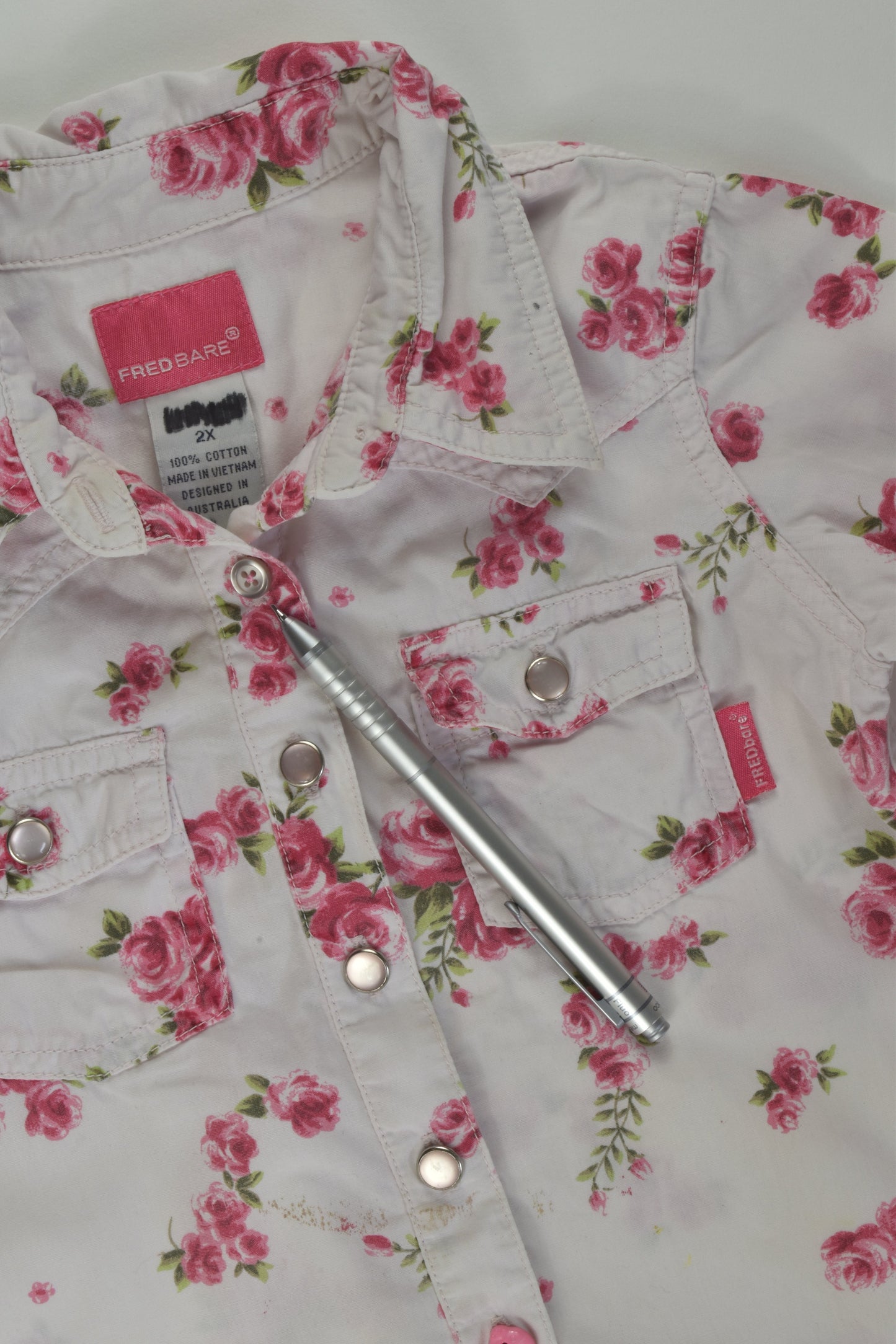 Fred Bare Size 2 Floral Shirt