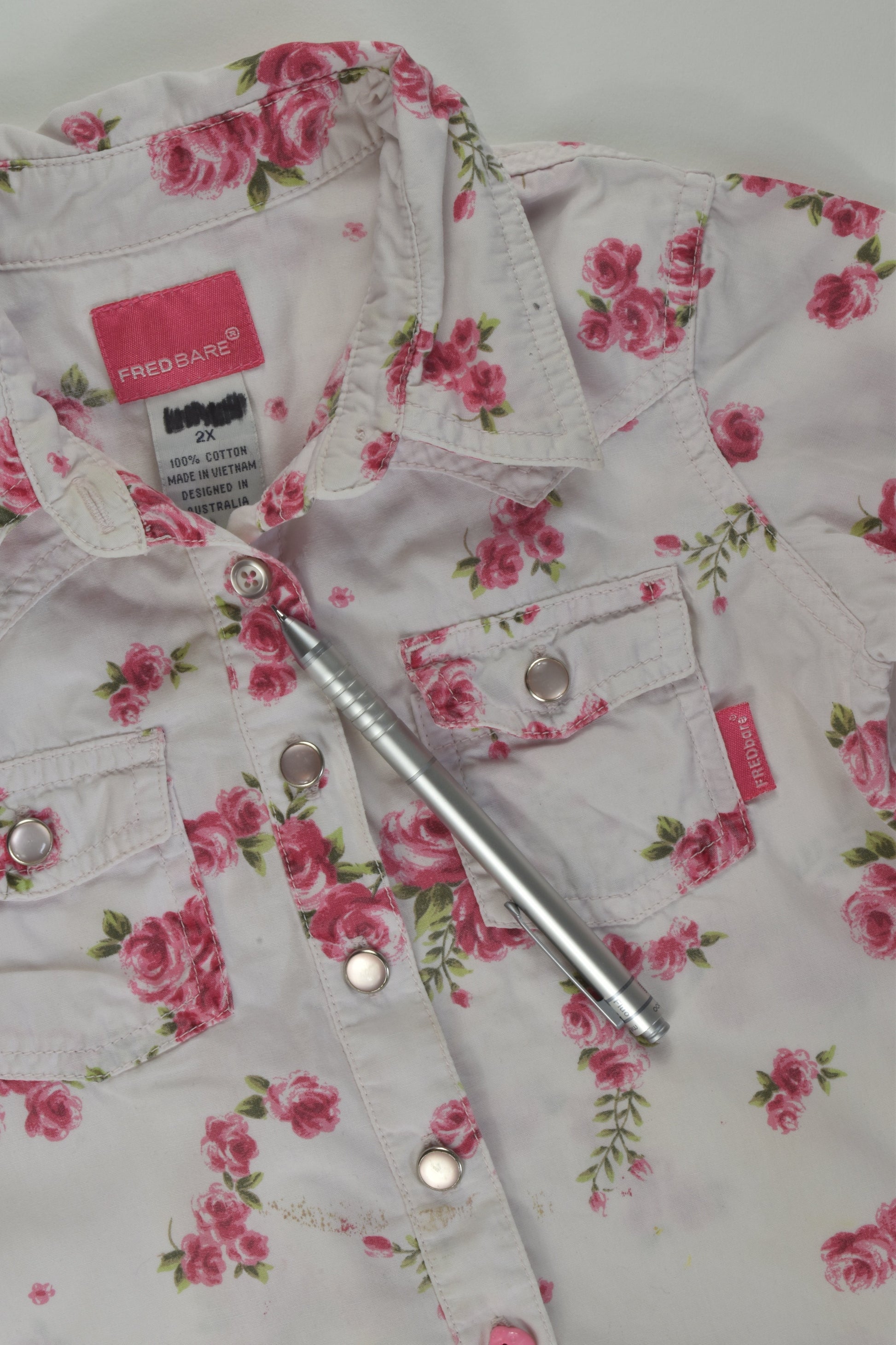 Fred Bare Size 2 Floral Shirt