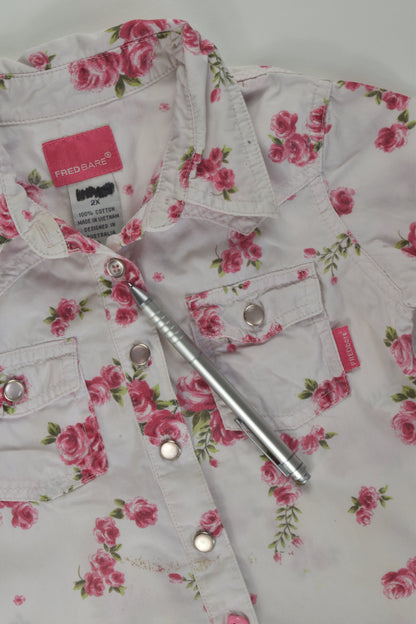 Fred Bare Size 2 Floral Shirt