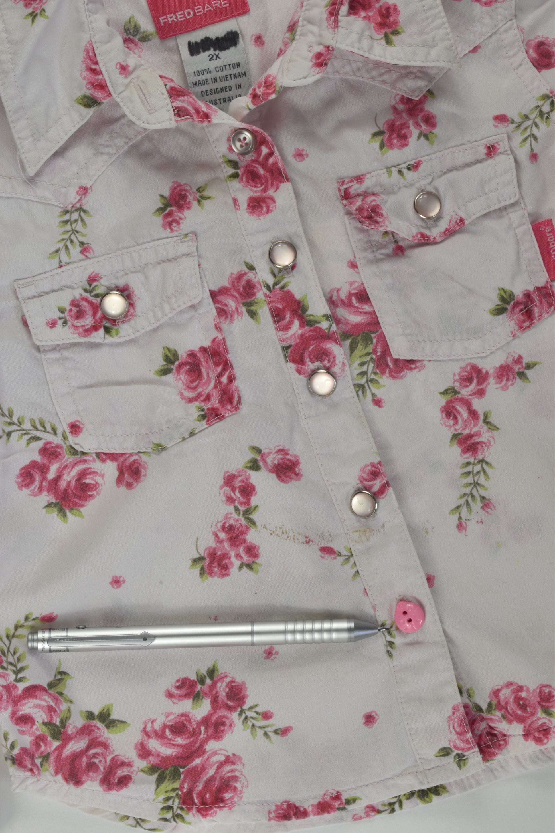 Fred Bare Size 2 Floral Shirt