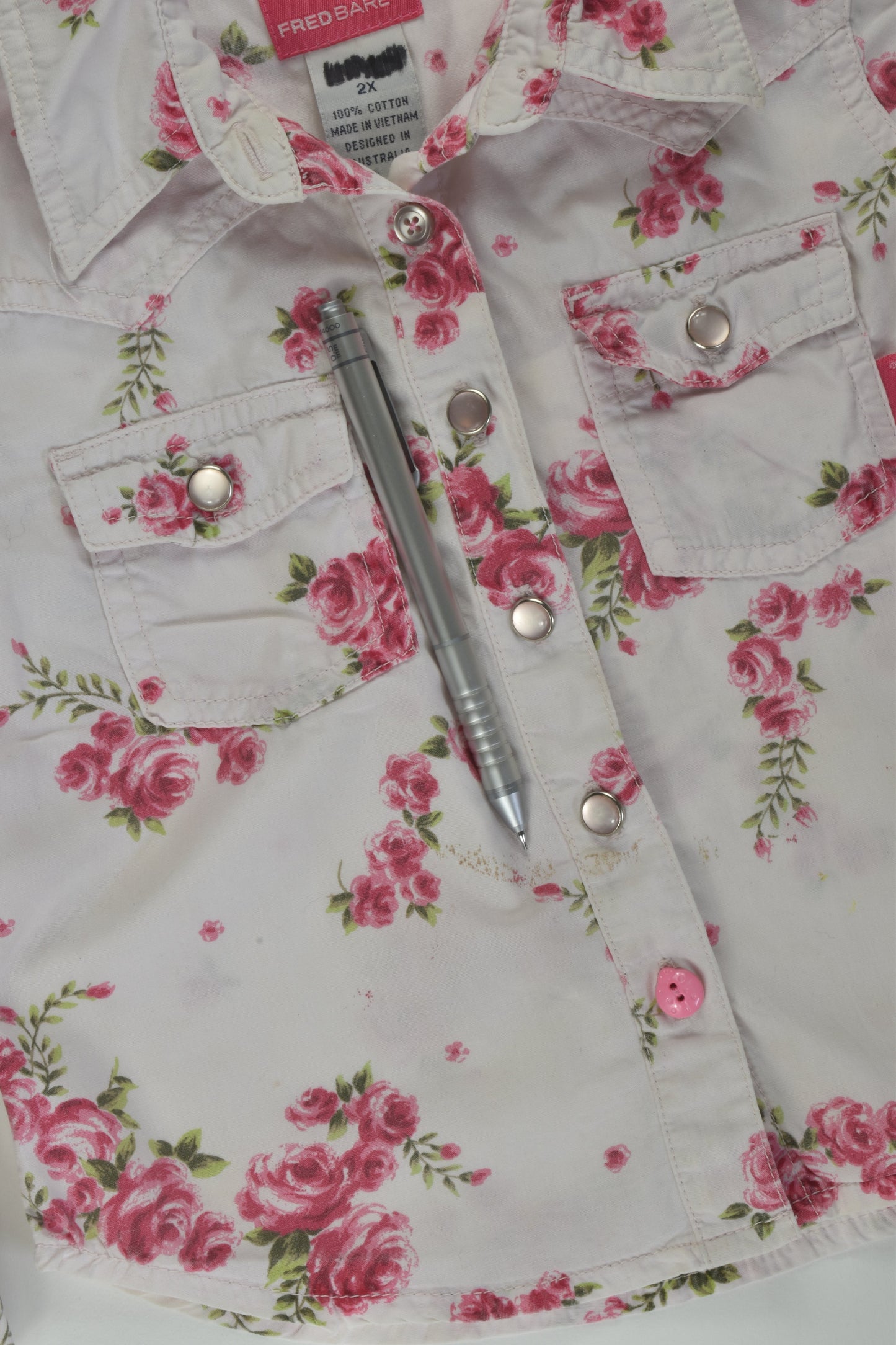 Fred Bare Size 2 Floral Shirt