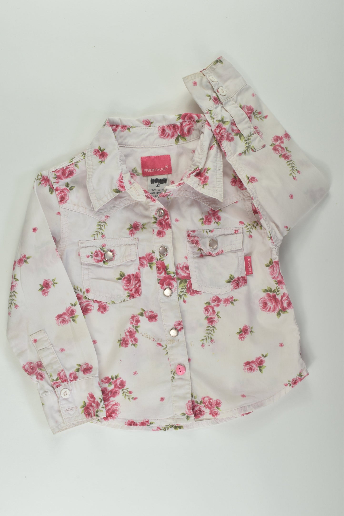 Fred Bare Size 2 Floral Shirt