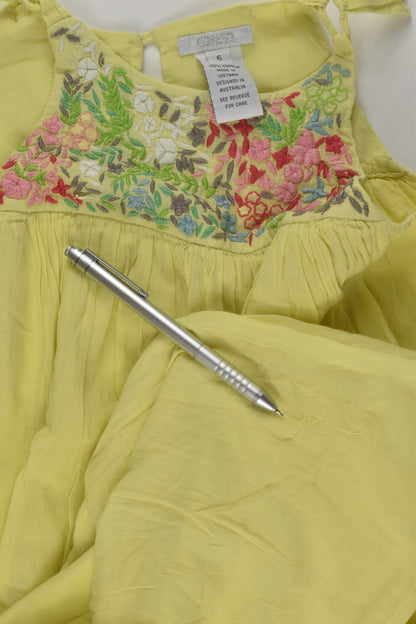 Fred Bare Size 6 Lined Embroidery Dress