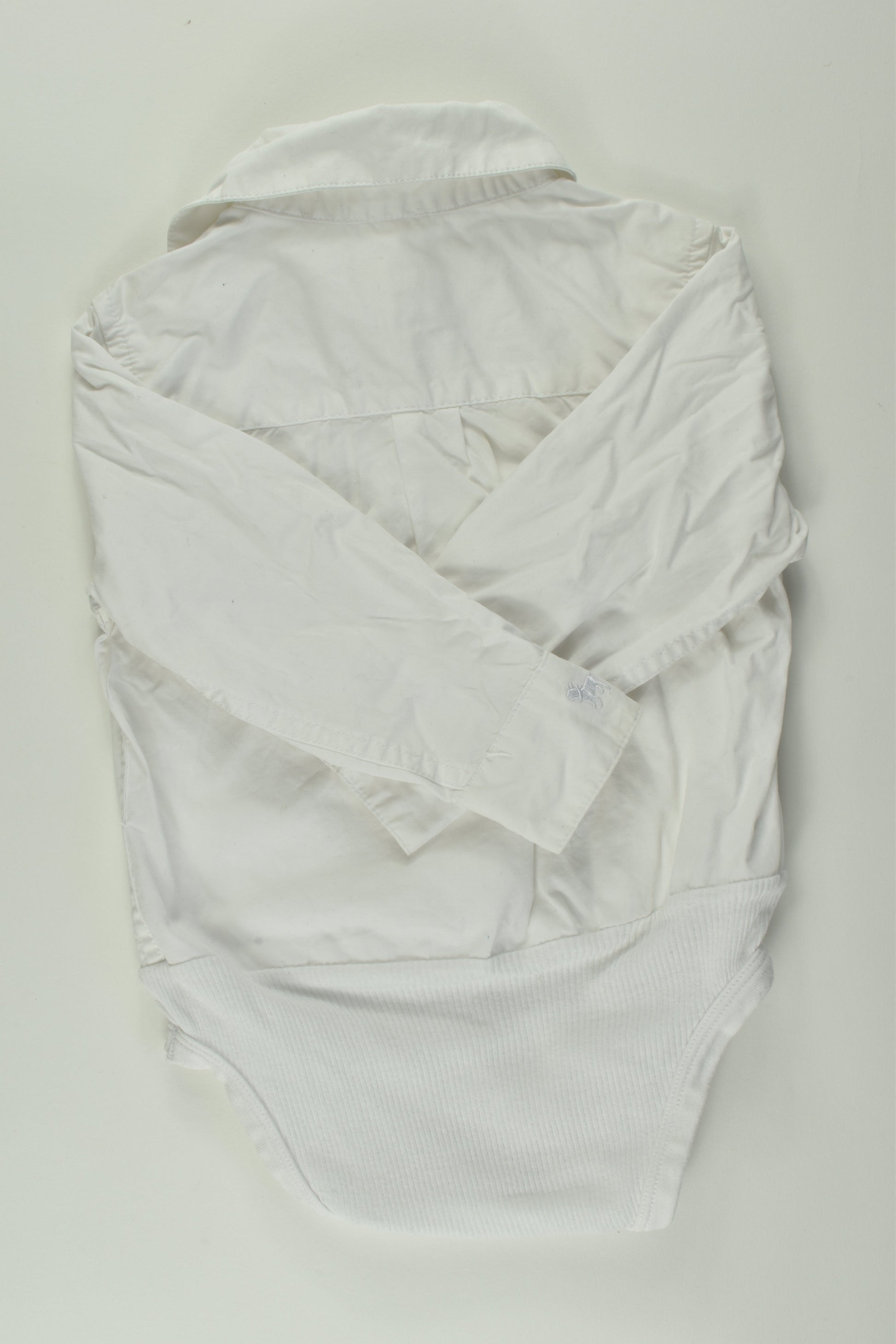 Frenchie Mini Couture Size 1 Button Up Bodysuit