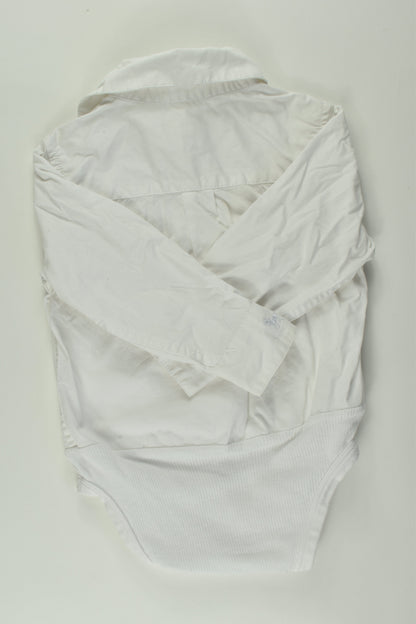 Frenchie Mini Couture Size 1 Button Up Bodysuit