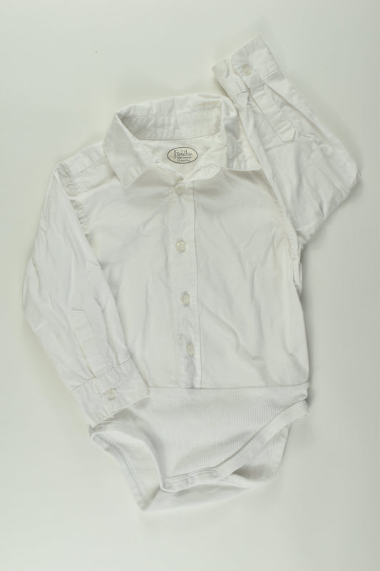 Frenchie Mini Couture Size 1 Button Up Bodysuit