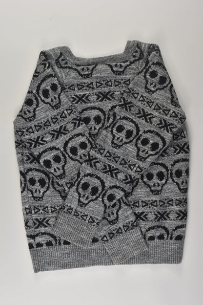 Fun Spirit Size 6 Skull Knit Jumper