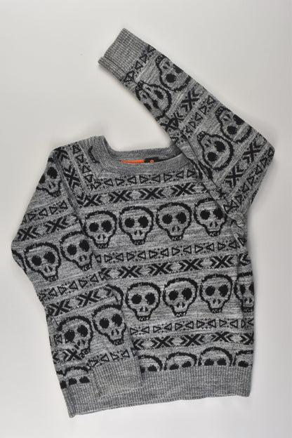 Fun Spirit Size 6 Skull Knit Jumper