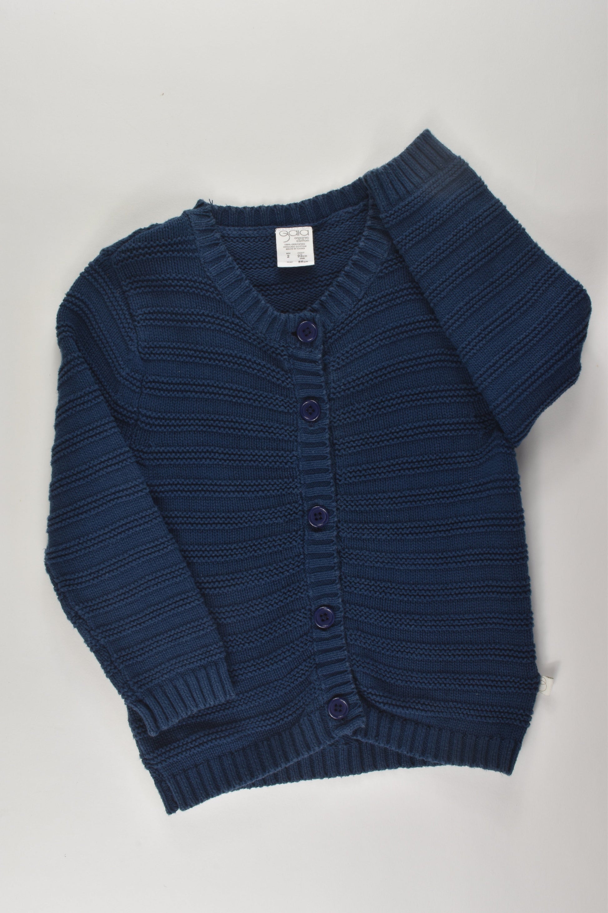 Gaia Size 2 Organic Knit Cardigan