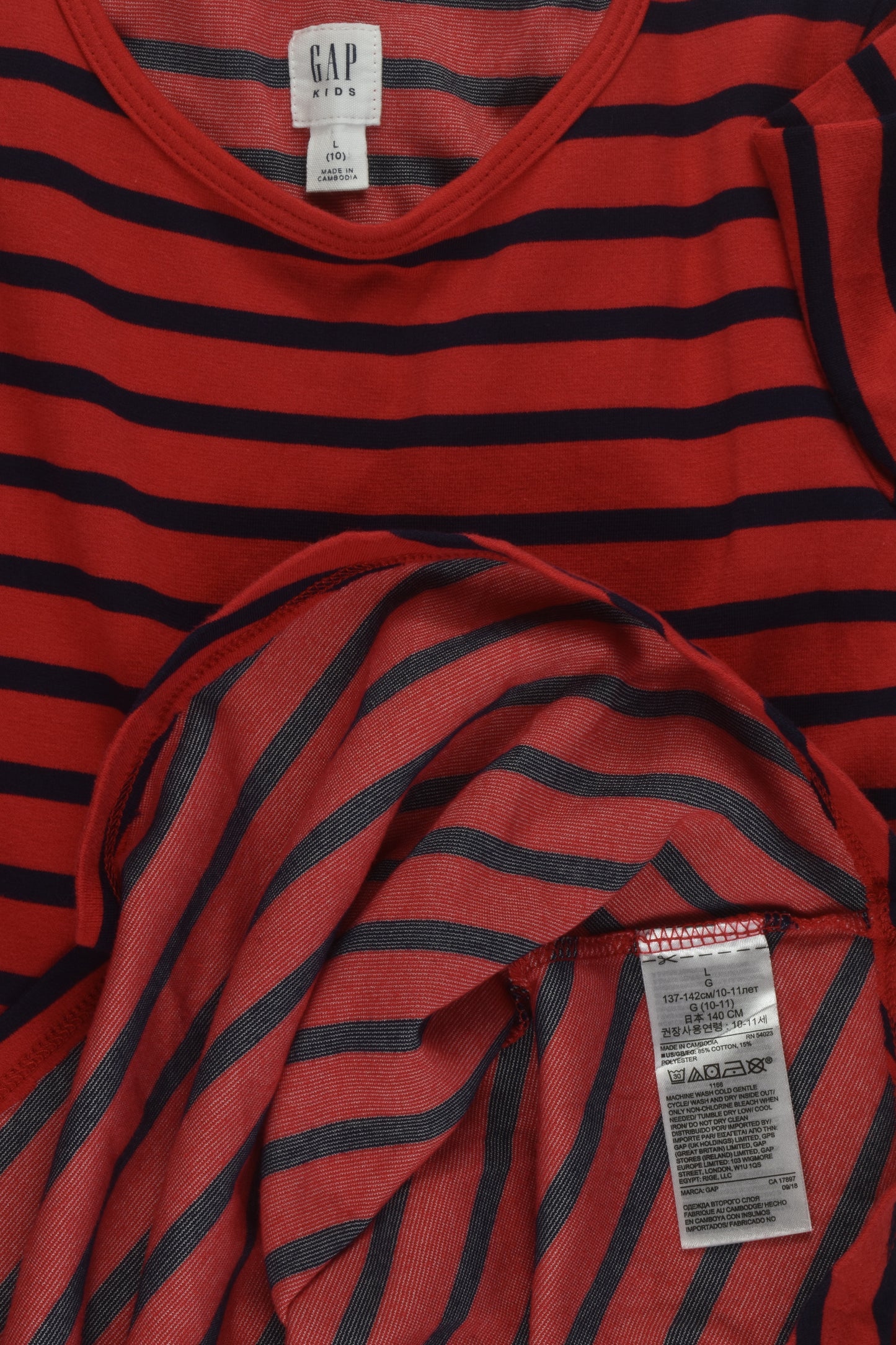 Gap Kids Size 10 Striped Dress