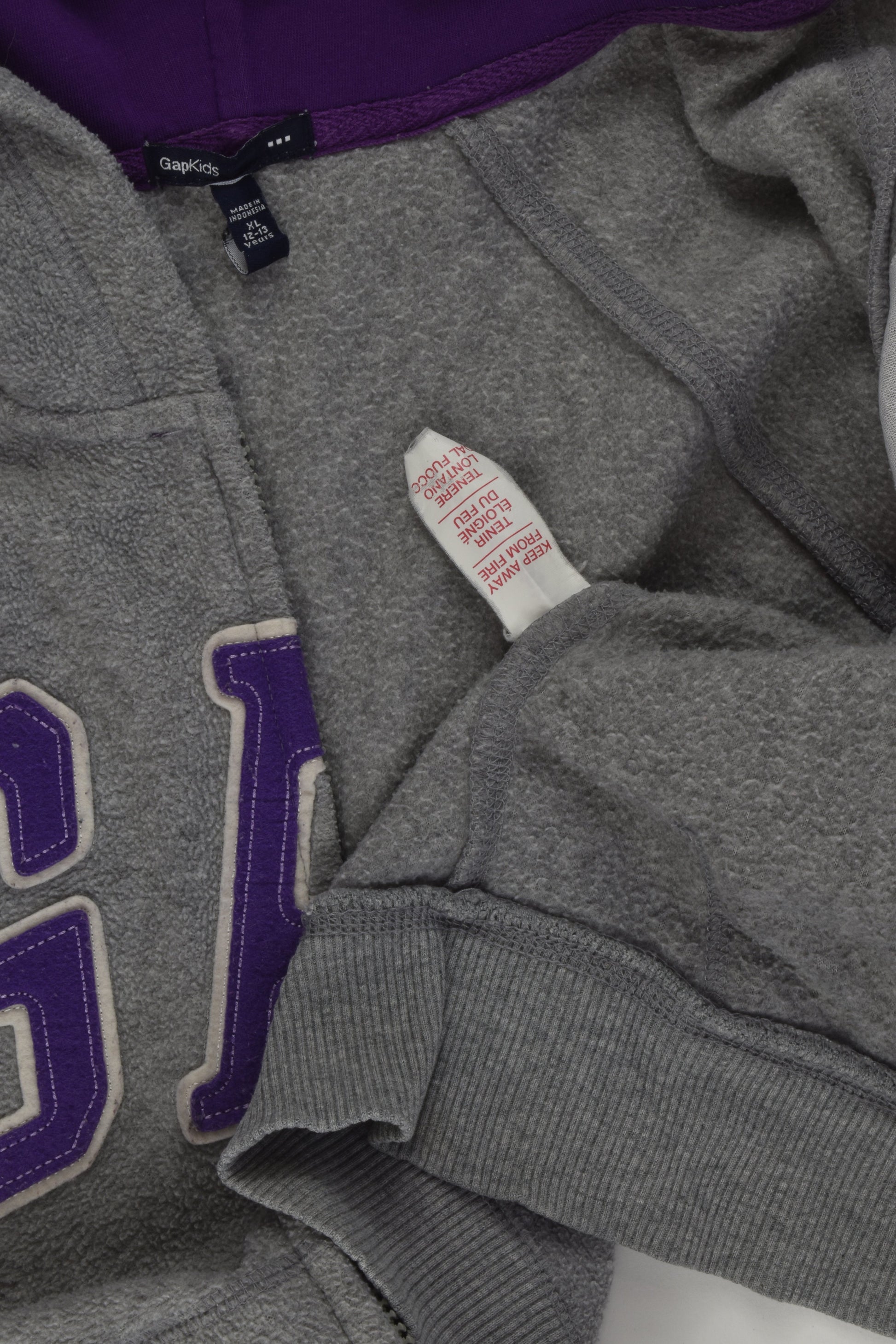 Gap Kids Size 12-13 Fleece Zip Jumper