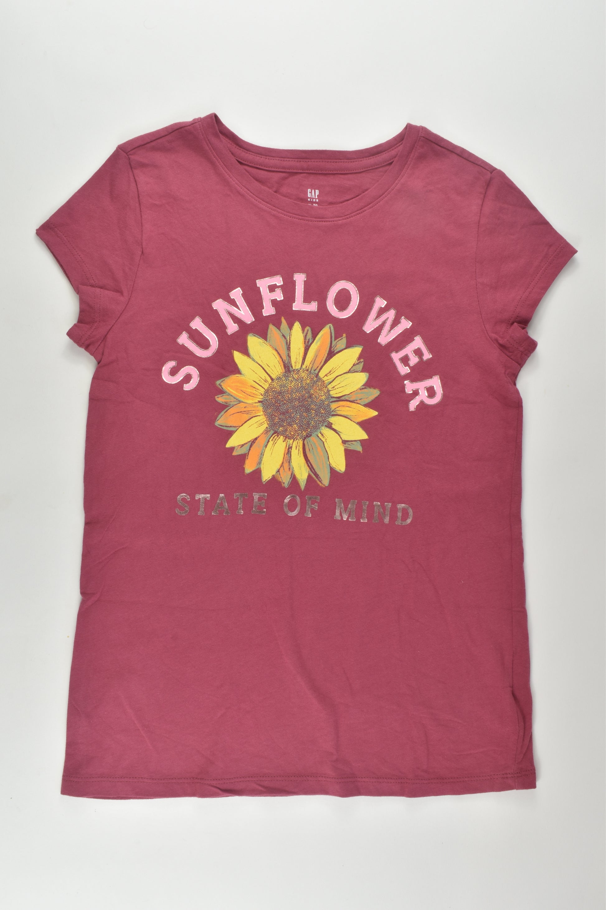 Gap Kids Size 12-13 Sunflower T-shirt