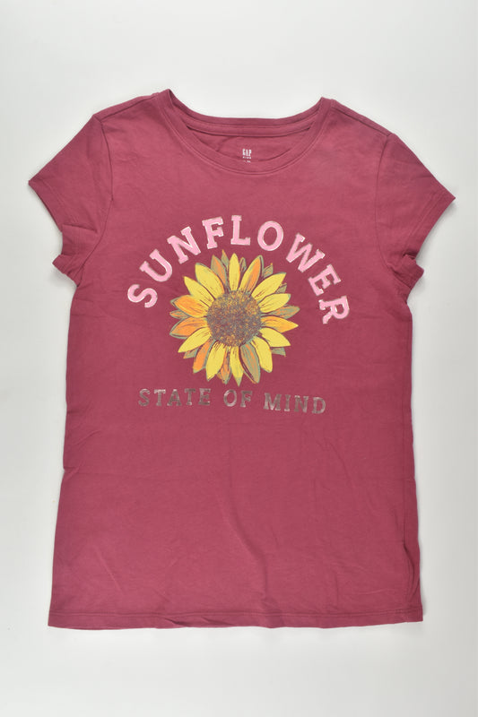 Gap Kids Size 12-13 Sunflower T-shirt