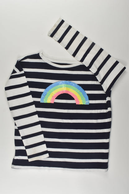 Gap Kids Size 6-7 Reversible Sequins Rainbow Top