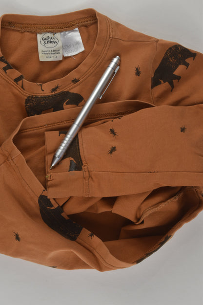 Gather & Moss Size 1-2 Organic & Ethical Top