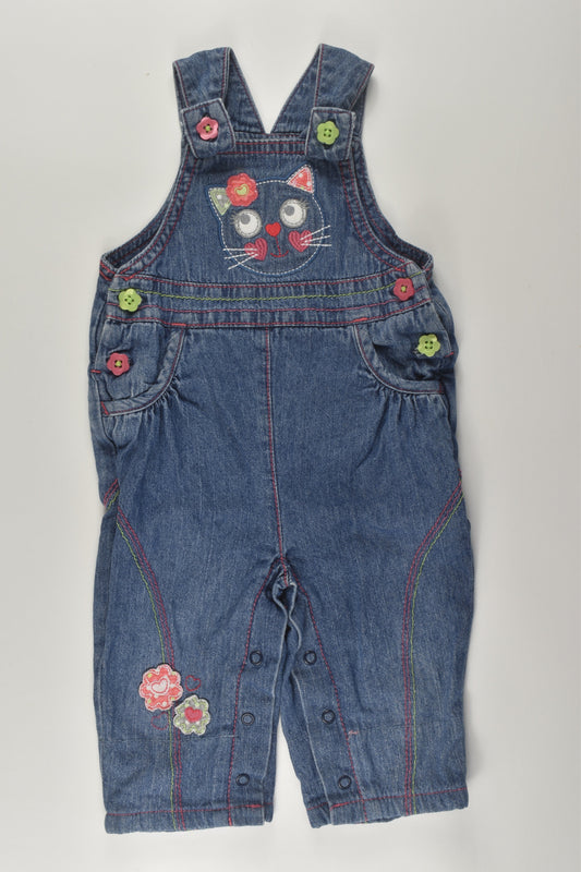 George Size 00 Denim Overalls