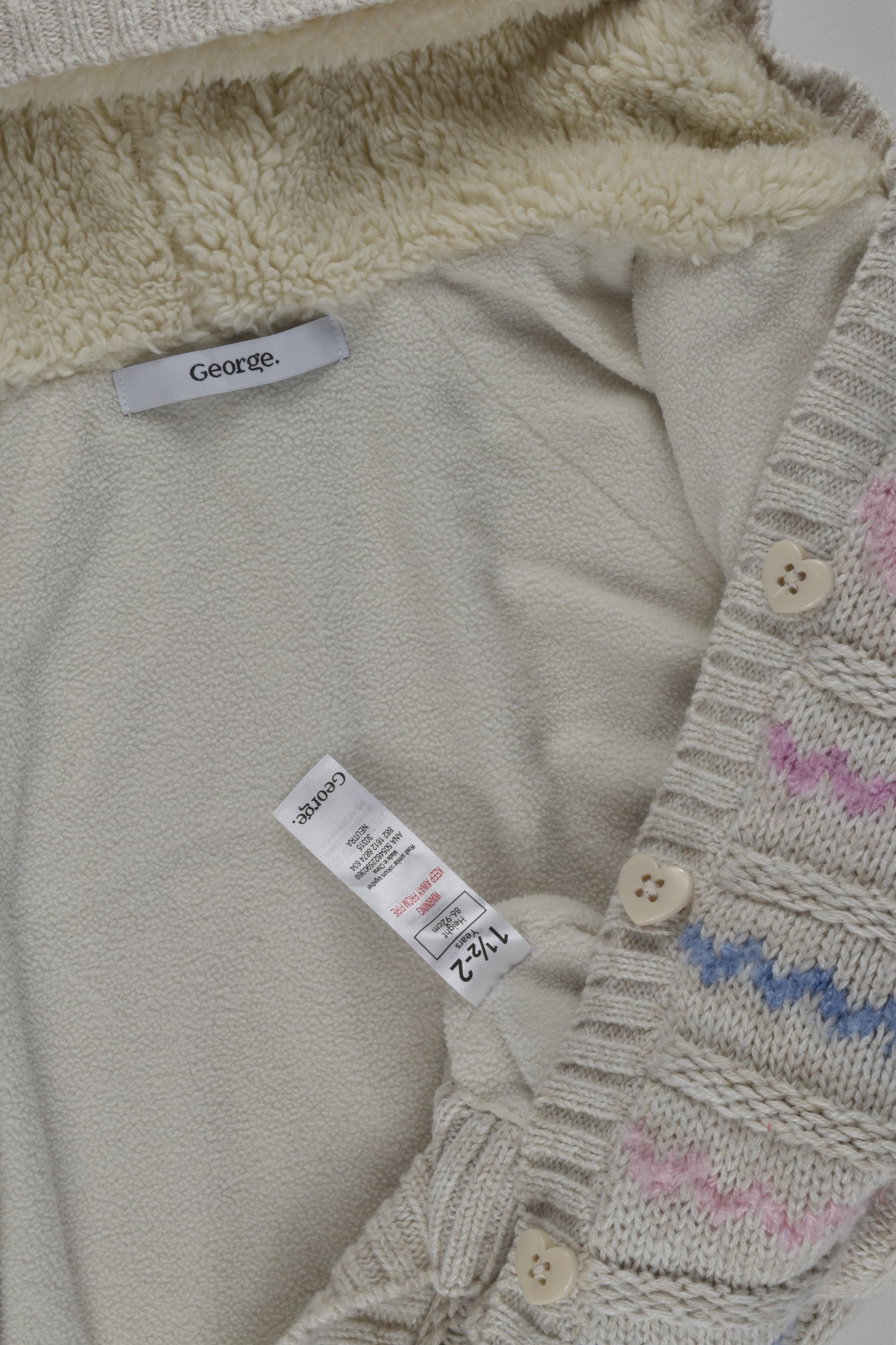 George Size 2 Warm Jumper