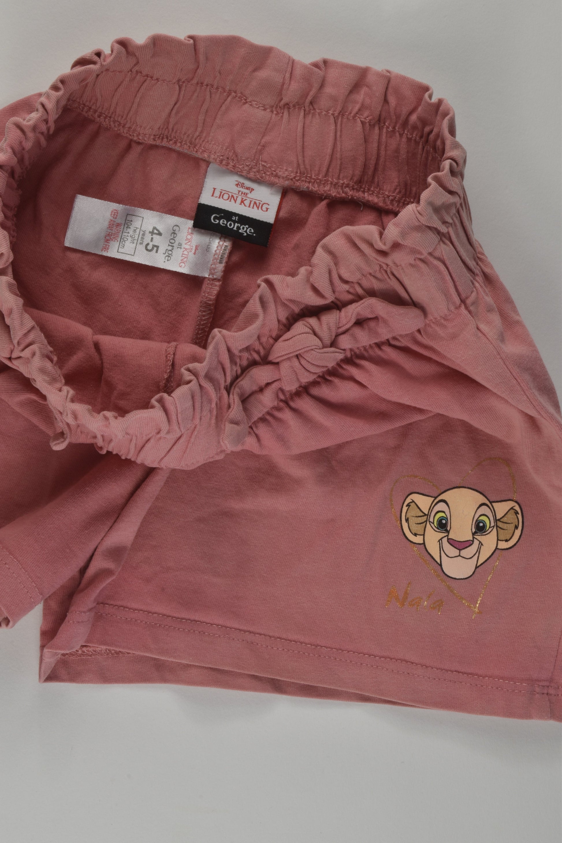 George Size 4-5 Lion King Shorts