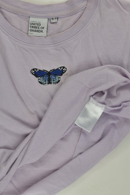 Ghanda Size 10-11 Butterfly T-shirt