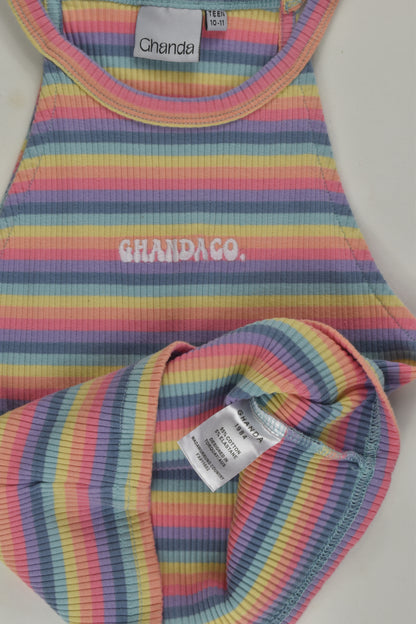 Ghanda Size 10-11 Ribbed Top