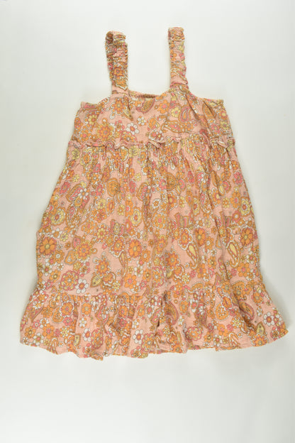 Ghanda Size 5-6 Floral Muslin Dress