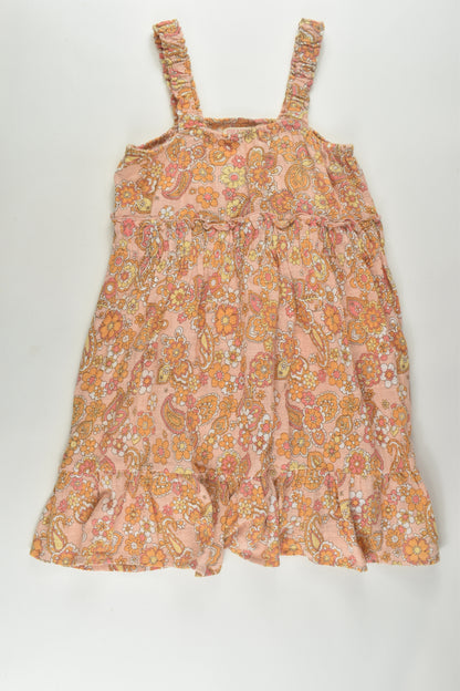 Ghanda Size 5-6 Floral Muslin Dress