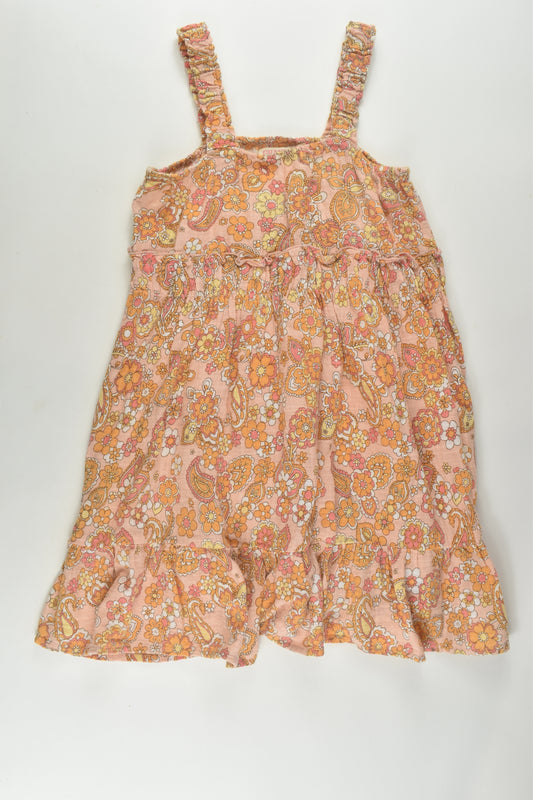 Ghanda Size 5-6 Floral Muslin Dress